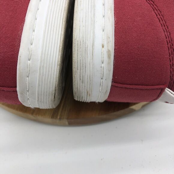Dr Martens Callum Sneakers Womens 9 Burgundy Casual Canvas Air Wair Shoes - Picture 9 of 12